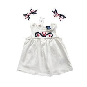 NWT Gap Americana Tank + Bows Size 12-18m